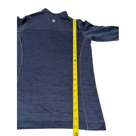 Kuhl 1/4 Zip Pullover Sweater Youth L 14-16 Blue Hiking Outdoors - Picture 11 of 14